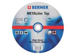 Berner Top Metal Line Disco De Amolado 115x6.0x22.2mm - Azul