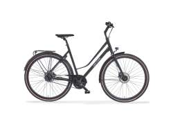 Cortina Mozzo Bicicleta De Mujer 28&quot; 51cm 8V Correa De Transmisi&oacute;n - Negro/Marr&oacute;n