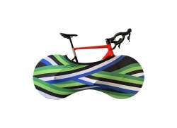 DS Cubiertas Wheel Calcet&iacute;n Funda Para Bicicleta 1-Bicicleta - Verde/Azul
