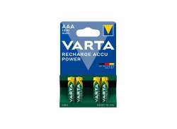 Varta R03 Bater&iacute;as AAA Recargable 1000mAh - Verde (4)