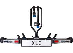 XLC Azura LED 2.0 Portabultos Para Bicicleta 2-Bicicletas - Negro/Plata
