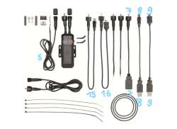 Busch &amp; M&uuml;ller Nr15 Adaptador Cable Redondo -&gt; Mini USB - Negro