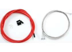 Contec Neo Tope + Juego De Cables De Freno &Oslash;1.5mm Delantero/Trasero - Rojo