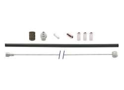 Cordo Juego De Cables De Freno Rollerbrake 1700/2250mm Inox - Negro