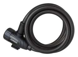 Cordo Mamba Candado De Cable &Oslash;10mm 180cm - Negro