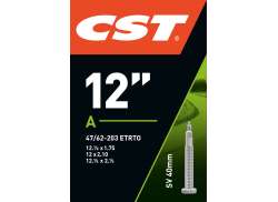 CST Tubo Interno 12.5 x 1.75 - 2 1/4 Presta V&aacute;lvula 40mm