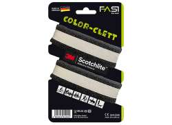 Fasi Color Clett Correa Para Pantal&oacute;n Velcro - Negro (2)
