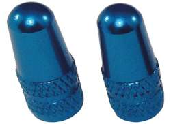 FASI Tap&oacute;n De V&aacute;lvula Aluminio Azul Para. Presta V&aacute;lvula