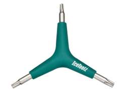 Ice Toolz Torx Y-Llave T25 / T30 / T40 - Verde/Plata
