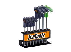 IceToolz Iinbussleutel Juego 2-2,5-3-4-5-6-8mmT25