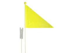 OXC Reflectante Bandera 1.5m Acoplamiento Eje Trasero - Amarillo