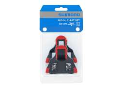Shimano SH10 Tacos SPD-SL 0&deg; - Negro/Rojo
