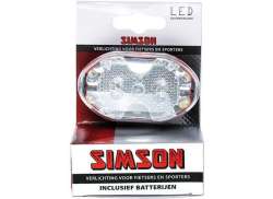 Simson Delantero Luz 5 LED Blanco