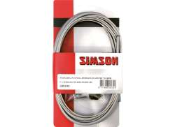 Simson Juego De Cables De Freno Nexus Rollerbrake Inox - Plata