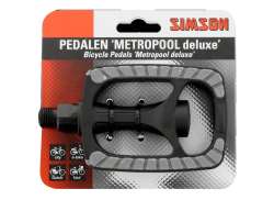 Simson Metropol Deluxe Pedales 021984 - Negro