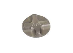 SR Suntour FKE076-50 Aire V&aacute;lvula Tapa Aluminio - Gris (1)