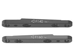 Tektro Calibre De Freno Adaptador FM F-5 &Oslash;140/160mm - Negro