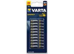 Varta LR03 AAA Bater&iacute;as Alcalino - Azul (30)