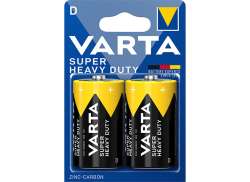 Varta R20 D Bater&iacute;as 1.5V Superlife - Amarillo (2)