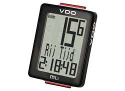 VDO M1.1 Cuentakilómetros - Negro/Rojo
