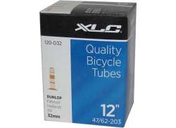 XLC Bicicleta Tubo Interno 12 x 1/2 x 2 1/4 Dunlop V&aacute;lvula 32mm