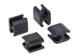 XLC X120 Abrazadera Para Cable &Oslash;4mm Pl&aacute;stico - Negro (4)